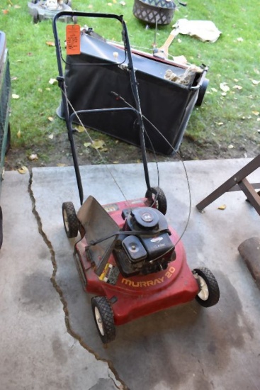MURRAY 20" WALK BEHIND PUSH MOWER, 3.5 H.P.,