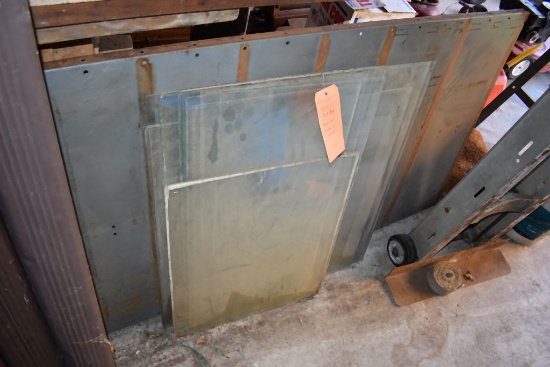 ASSORTED PIECES OF GLASS