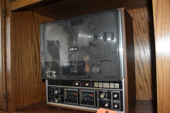 VINTAGE AKAI GX-225 GLASS & X-TAL FERRITE HEAD REEL