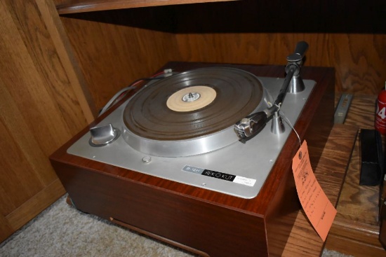 VINTAGE REK-O-KUT B-12H STEREO TURNTABLE GEORGE NELSON,