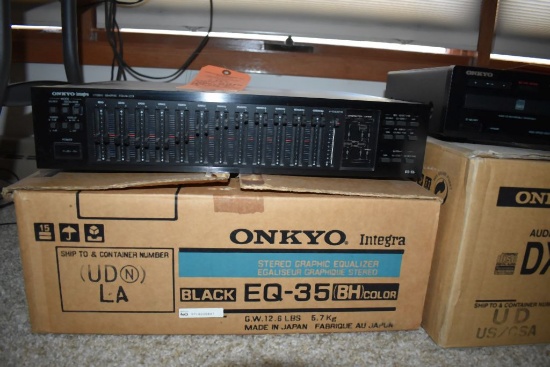 ONKYO INTERGRA STEREO GRAPHIC EQUALIZER - BLACK,