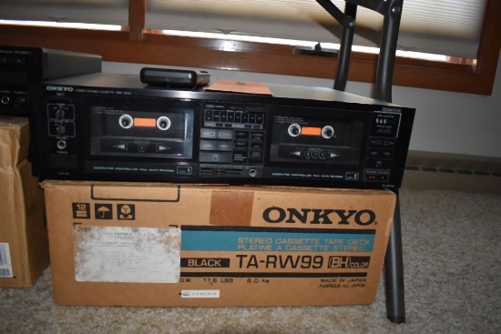 ONKYO STEREO CASSETTE TAPE DECK, TA-RW99, (BH)