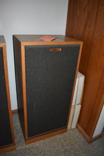 (2) CIRCA 1980'S KLIPSCH FORTE-00 SPEAKERS,