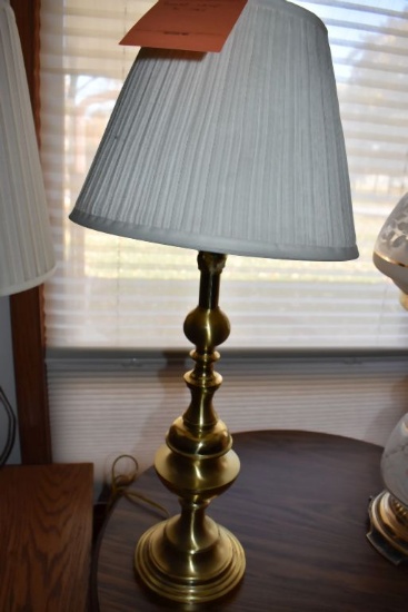 BRASS LAMP, 31" TALL