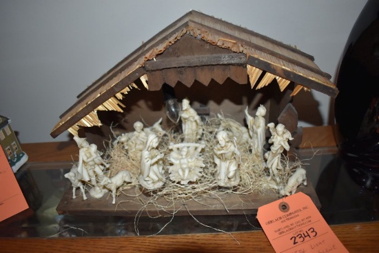 ELECTRIC LIGHT NATIVITY SCENE