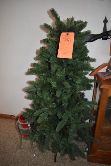 ARTIFICIAL TREE WITH STAND, 45" TALL WITH LIGHTS,