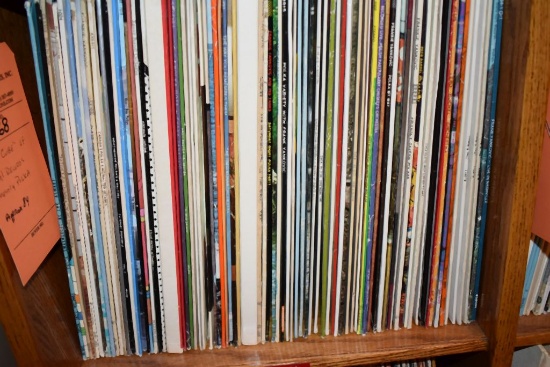 VINYL RECORDS IN THIS CUBE, MOSTLY POLKA APPROX. 84