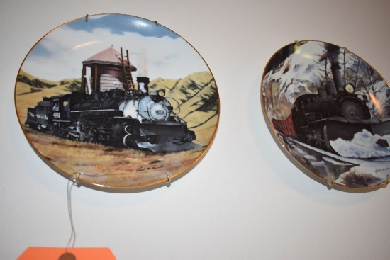 (4) JACK HAMILTON PLATES, SERIES "THE NARROW GAUGE"