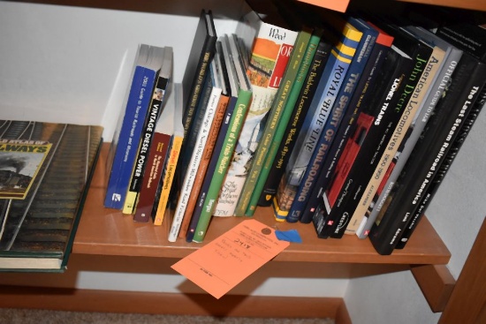 BOOKS ON THIS SHELF - MOSTLY ABOUT TRAINS