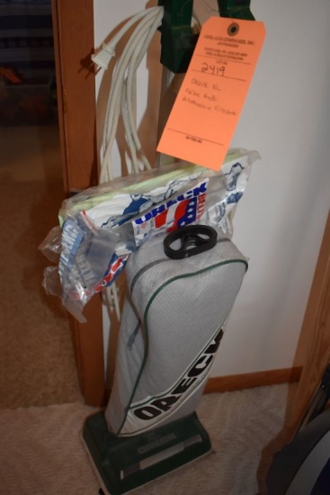 ORECK XL UPRIGHT VACUUM, HYPO ALLERGENIC FILTERING