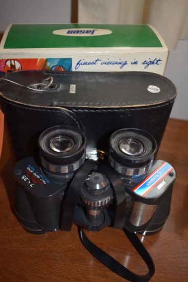 JASON CLIPPER BINOCULARS 7x35 - INCLUDES CASE AND