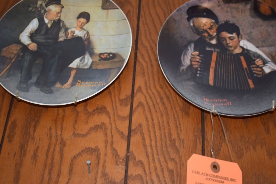(2) NORMAN ROCKWELL COLLECTOR PLATES, 1979