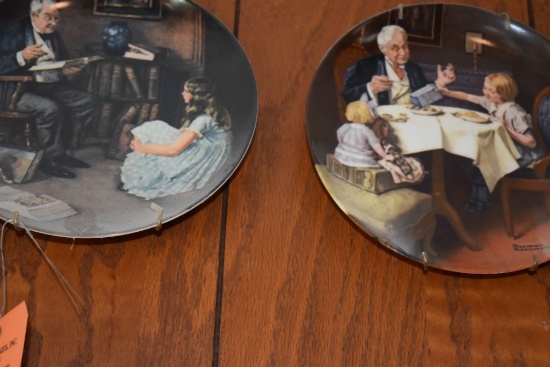(2) NORMAN ROCKWELL COLLECTOR PLATES, 1980