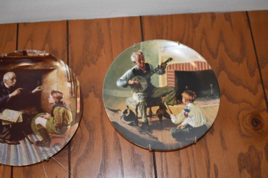 (2) NORMAN ROCKWELL COLLECTOR PLATES, 1982