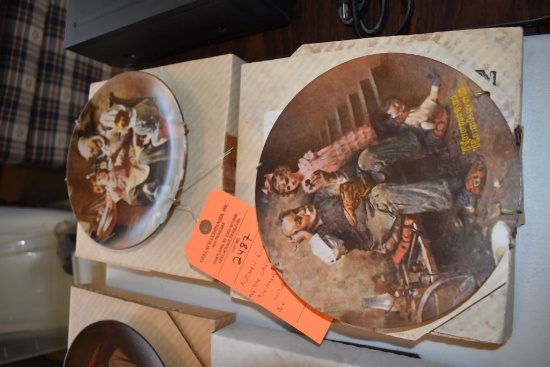 (2) NORMAN ROCKWELL COLLECTOR PLATES, 1978
