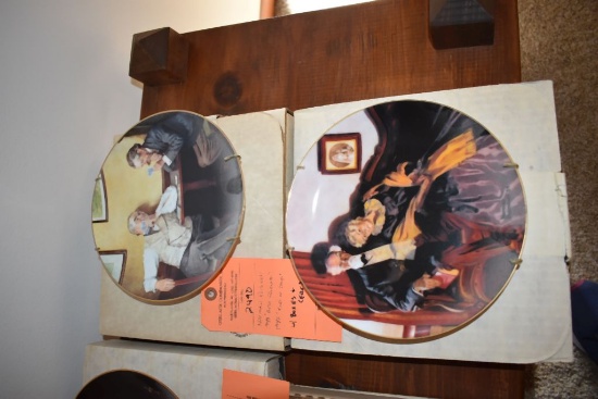 (2) NORMAN ROCKWELL COLLECTOR PLATES, 1988