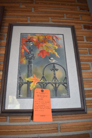 PRINT BY SUSAN BOURDET, VICTORIAN SEASONS,