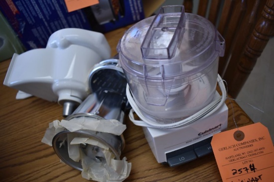 CUISINART MINI PREP PROCESSOR AND KITCHENAID MEAT GRINDER