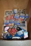 BOX WITH LOCKS AND KEY AND KEY RINGS