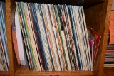 VINYL RECORDS IN THIS CUBE, MOSTLY POLKA, APPROX. 73