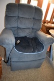 BLUE ELECTRIC POWERLIFT RECLINER