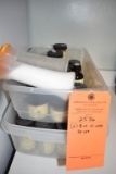 (2) BINS WITH ASSORTED SPICES - SOME SEALED, SOME OPEN