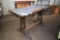 HEAVY DUTY STEEL WORKBENCH WITH CAST BASE, 2' x 52