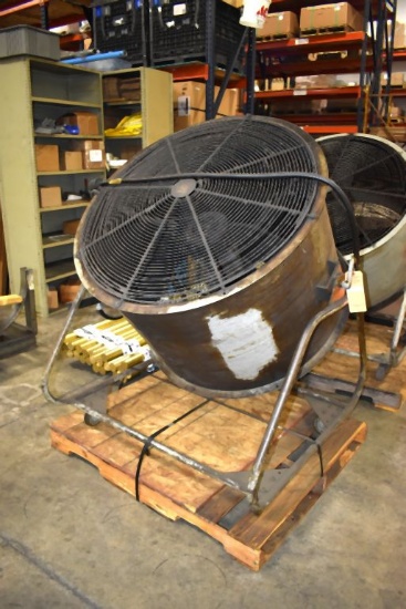 36" BARN FAN ON BASES, 3 PHASE
