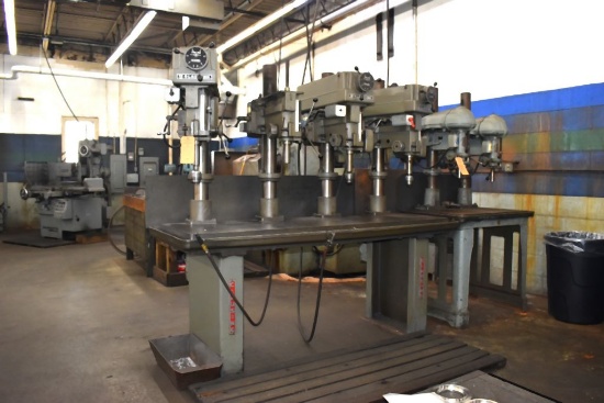 CLAUSING FOUR HEAD GANG DRILL, MODEL 2286,