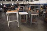 (5) ASSORTED SHOP TABLES - UP TO 26