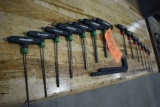 METRIC & SAE T-HANDLE ALLEN SET W/LARGE BALL ENDS