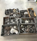 ASSORTED SAWS  MILL CUTTERS, VARIOUS SIZES.