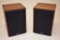 PAIR OF KLIPSCH SPEAKERS MODEL KG1.5 IN WALNUT BOXES