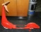 VINTAGE RESTORED SKIPPY RACER SCOOTER - RED, 44