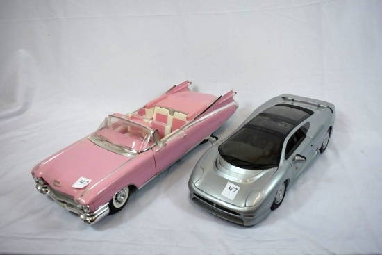 (2) ASSORTED COLLECTIBLE MODEL CARS, APPROX. 1/12TH