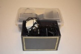 (2) BLACK SMALL SONY SPEAKERS,