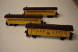 (3) WESTERN & ATLANTIC 1865 & 1866 U.S. MAIL BOX CARS
