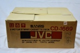 VINTAGE JVC ANRS 2 MOTOR STEREO CASSETTE DECK,