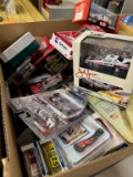 BOX OF ASSORTED BRANDS MATCHBOX SIZE AND MISC. OTHER