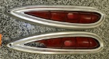 (2) '59 IMPALA TAILLIGHT FRAMES & LENSES *ONE LENS