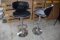 (2) BEST OFFICE BC-B03 BLACK SWIVEL BAR STOOLS,