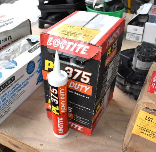 (1) CASE/(1) LOOSE OF LACTITE PL375 HEAVY DUTY
