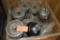 CRATE OF AIR BRAKE PARTS - (9) OF ONE DESIGN AND