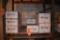 CONTENTS ON THIS SECTION OF PALLET RACKING -