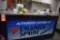 SERVICE COUNTER - WOOD/FORMICA, GRAY COUNTERTOP,