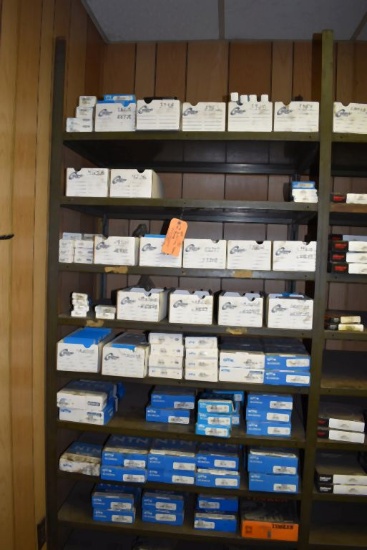 CONTENTS ON THIS SECTION ONLY, 9 SHELVES; MISC. BEARINGS