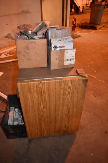 DORM SIZE REFRIGERATOR, 18 1/2"L x 19"D x 25"H AND