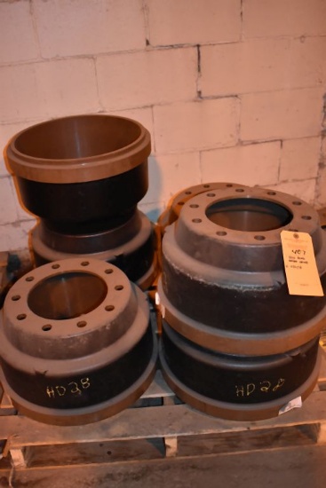 SKID OF TRUCK BRAKE DRUMS, 6-HD28