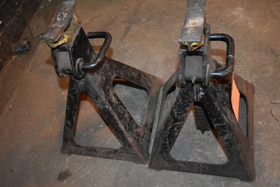 PAIR OF 6 TON JACK STANDS, BLACK