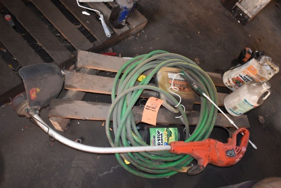 WEED EATER, HOSE AND MISC.